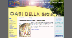 Desktop Screenshot of oasidellagioia.it